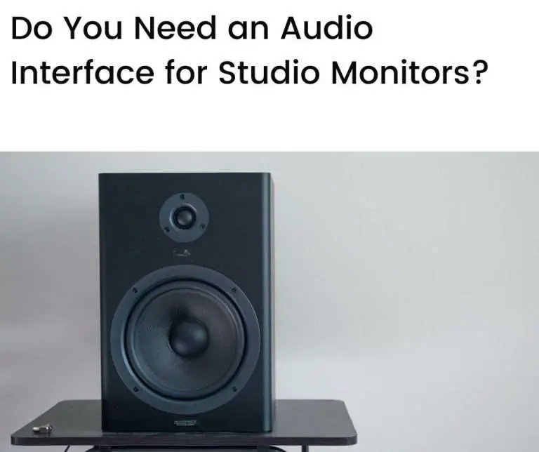 Do You Need an Audio Interface for Studio Monitors?