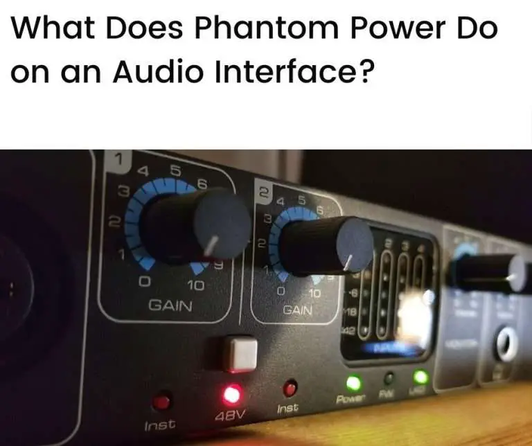 What Does Phantom Power Do on an Audio Interface?