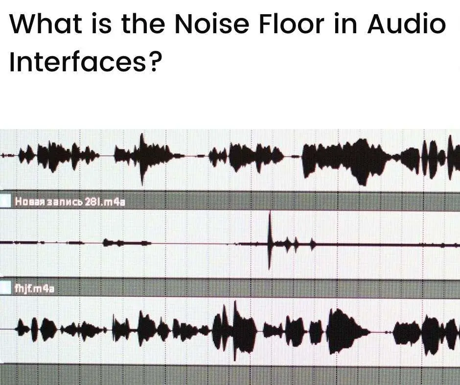 Sound waves depicted in a digital audio workstation screen shot