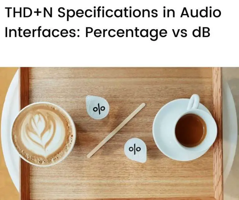 THD+N Specifications in Audio Interfaces: Percentage vs dB