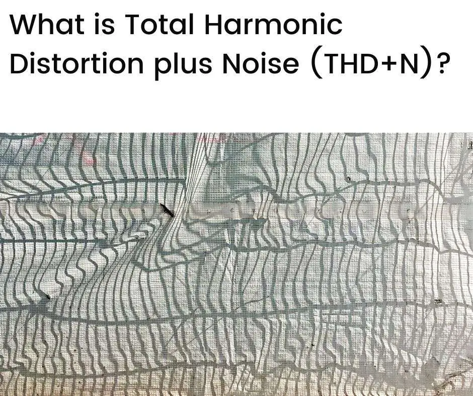 Picture showing distorted lines, as a depiction of harmonic distortion